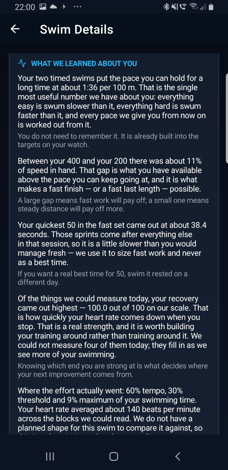 What Swymmetry learned from the swim session